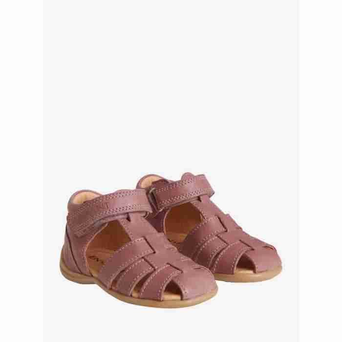 Sandale din piele, dusty rose by En Fant