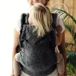 Marsupiu ergonomic Little Frog, 0-36 luni, Linen Night Wildness