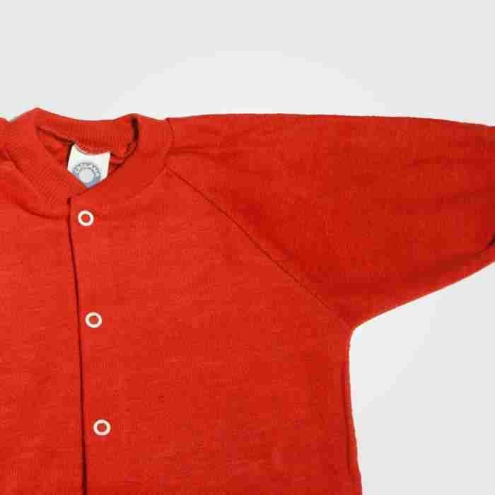 Overall din lână merinos frotte/flausata red, Cosilana - imagine 2