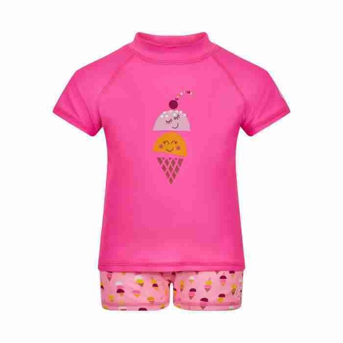 Costum de baie UPF50+, sugar pink, Color Kids