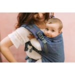 Marsupiu Ergonomic Boba X Chambray, complet ajustabil