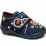 Pantofi textili cu scai, cățel pompier, Ren But