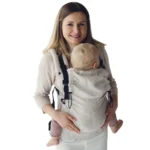 Marsupiu Little Frog ergonomic, pentru nou-născut, Natural Wildness - imagine 3