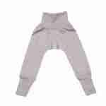 Pantaloni comozi, lână merinos și mătase, grey