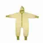 Overall fleece Cosilana din lână merinos și bumbac, green