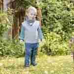 Vestă din lână fiartă Pickapooh, grey