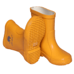 Cizme din cauciuc natural pentru copii, mineral yellow - imagine 2