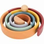 Curcubeu mare din lemn, Small Foot - imagine 5