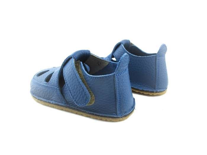 Sandale barefoot Avus, pentru primii pași, Blue - imagine 3