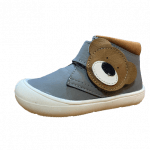 Pantofi din piele cu velcro grey, RenBut