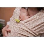 Wrap elastic din bumbac, Sand by Boba, pentru nou-născut