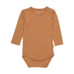 Body cu maneca lunga din bambus, wood, Minymo