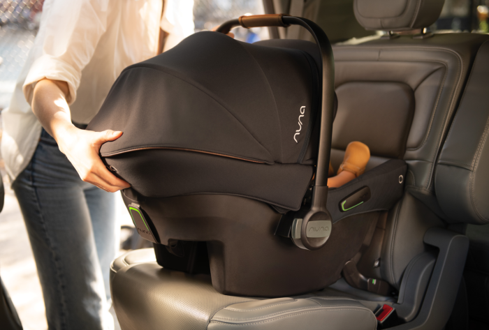 Scoică auto cu ISOFIX integrat PIPA urbn Granite, nastere - 75 cm - imagine 5