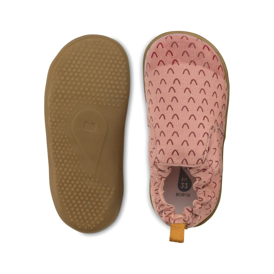 Bobux_indoor_indie_junior_xplorer_scarpa_interno_rose_wings_1 Pantofi barefoot textili pentru copii, Rose Wings Indie by Bobux - imagine 1