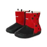 Cizme îmblănite pentru primii pași, buburuză by DD Step