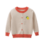 Cardigan cu nasturi din bumbac, tricotat fin