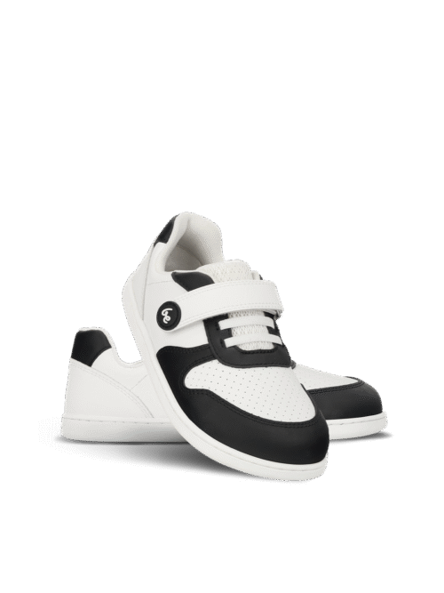 Adidasi barefoot pentru copii Be Lenka SCOUT, Black/White