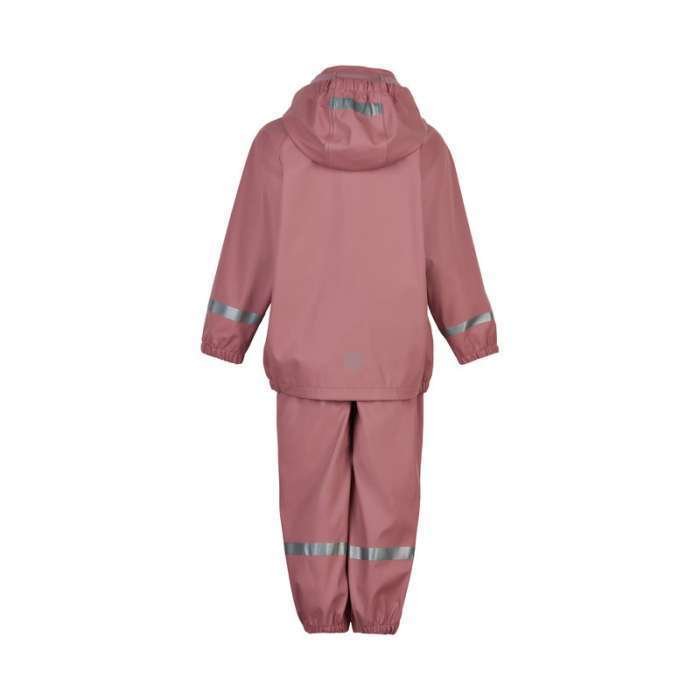 Costum impermeabil pentru ploaie, ash rose, Color Kids - imagine 2