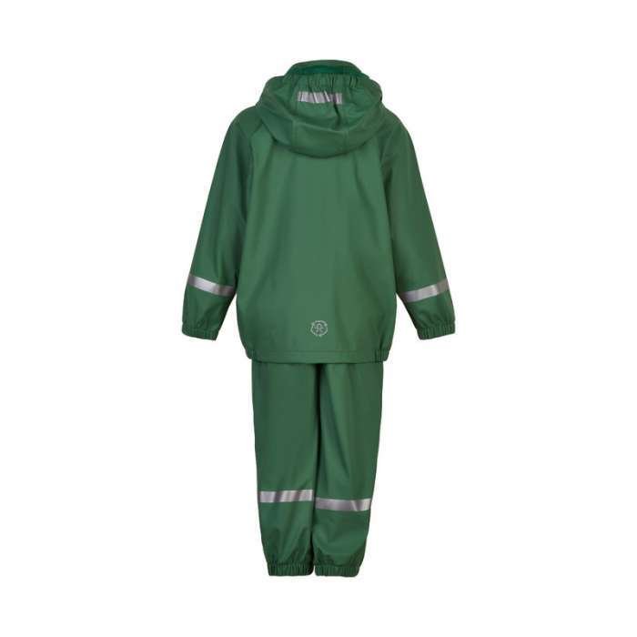 Costum impermeabil pentru ploaie, green, Color Kids - imagine 2