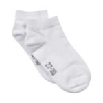 Set 2 șosete scurte din bumbac, white, Minymo