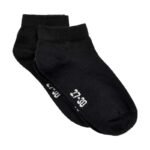 Set 2 șosete scurte din bumbac, black, Minymo