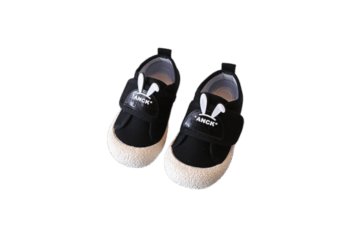 Pantofi primii pași cu scai, black, 20-25
