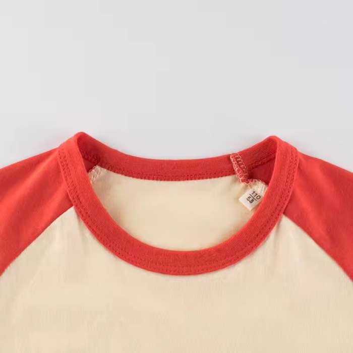 Tricou pentru copii din bumbac tricotat, strawberry - imagine 5