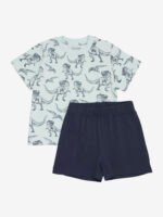 Set tricou și pantalon din bumbac organic, dino by Minymo