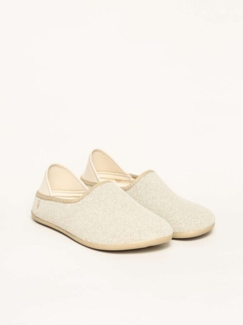 Slip-on adulți 100% in, barefoot beige, Gottstein