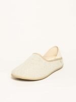 Slip-on adulți 100% in, barefoot beige, Gottstein - imagine 5