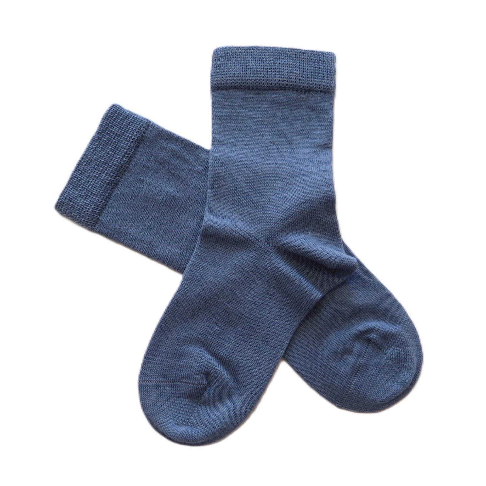 14086_mittelgrau Șosete fine din 75% lână merinos și bumbac organic grey, Grodo - imagine 1