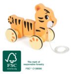 Tigru cu sfoara de tras, Small Foot - imagine 2