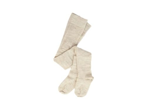 Dresuri fine din 80% lână și bumbac organic beige, Grodo