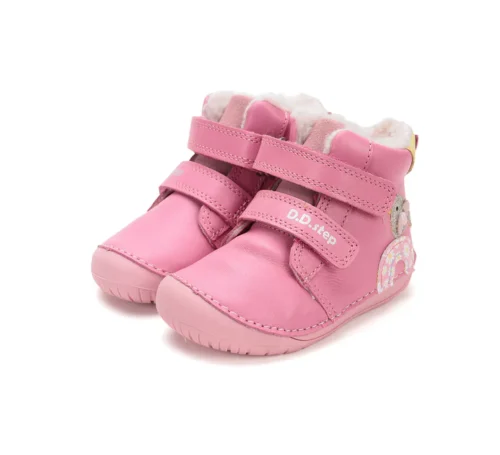 Ghete îmblănite barefoot pentru copii DD Step