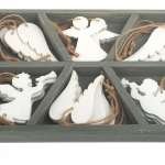 Set cu 18 figurine de decorat, pentru brad