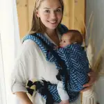 Marsupiu ergonomic Little Frog, 0-36 luni, Sky Miles v3