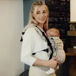 Marsupiu ergonomic Little Frog, 0-36 luni, Serene Miles v3