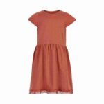 Rochie din bumbac organic cu broderie, Aragon by Minymo