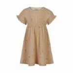 Rochie învârtitoare din bumbac organic rib, Minymo