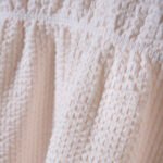 Rochie cu imprimeu în dungi, peach by Minymo - imagine 3