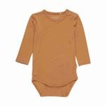 Body cu maneca lunga din bambus, wood, Minymo