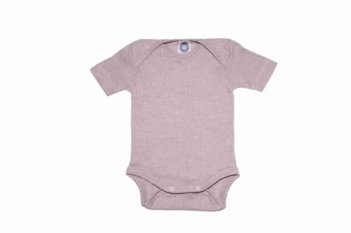 Body lână merinos, bumbac organic și mătase, grey, Cosilana