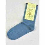 Șosete fine cu 80% lână merinos, bleu, Grodo