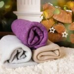 Păturică Cosilana din lână merinos și bumbac