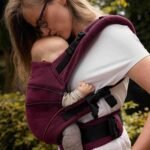 Manduca XT Denim Berry - marsupiu ergonomic de purtare - imagine 5