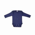 Body Cosilana din lână merinos și mătase, blue