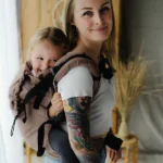 Sistem de purtare ergonomic Little Frog, 2 -6 ani, Linen Mocha