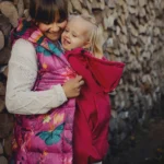 Protectie iarna marsupiu din softshell cu polar Magenta, Little Frog