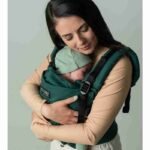 Marsupiu ergonomic de purtare Isara THE ONE, Evergreen Linen