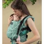 Marsupiu ergonomic de purtare Isara THE ONE, Majestic Green Forest